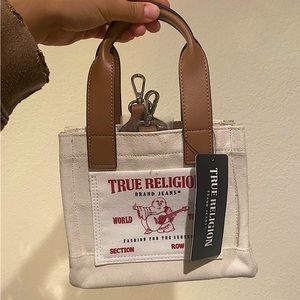 BNWT Mini True Religion Tote